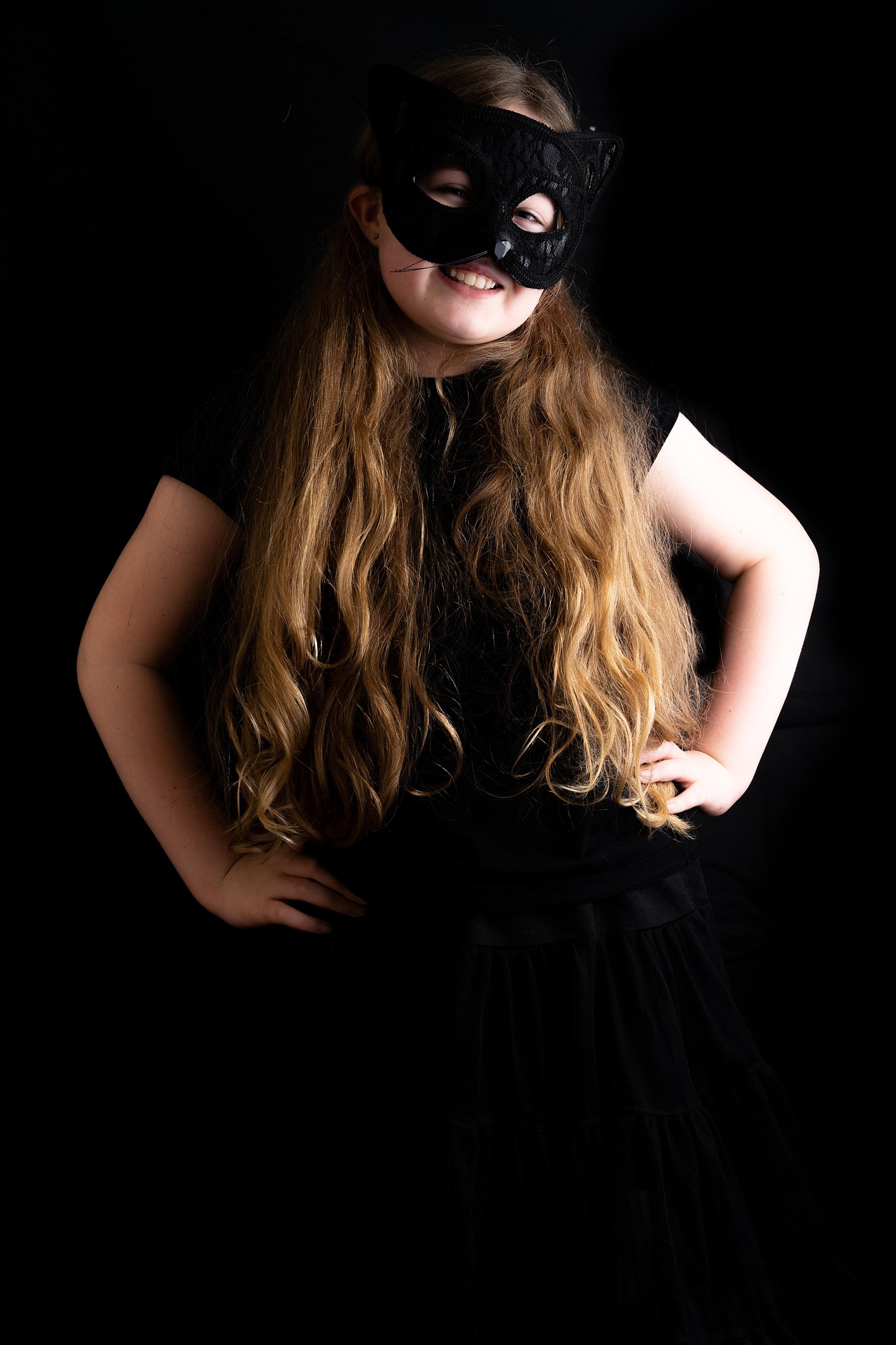 girl in batgirl costume