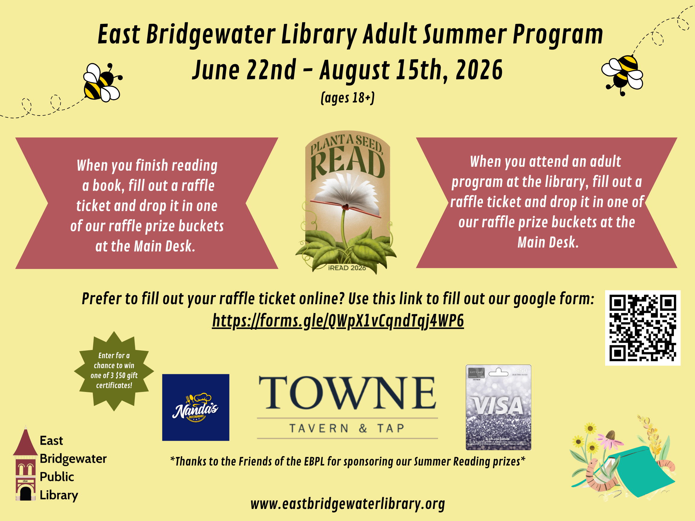 adult summer reading flyer