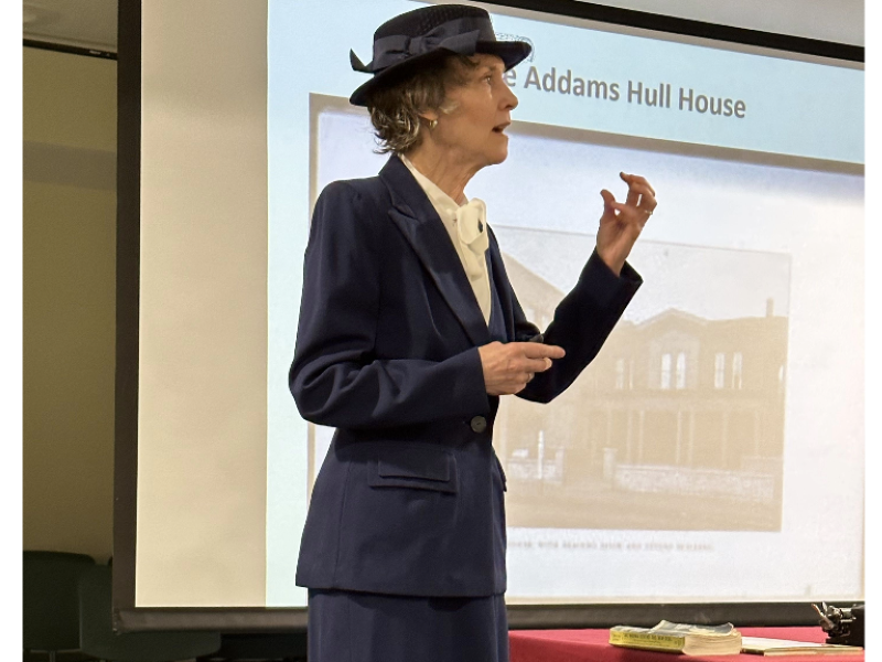 Janet Parnes as Frances Perkins