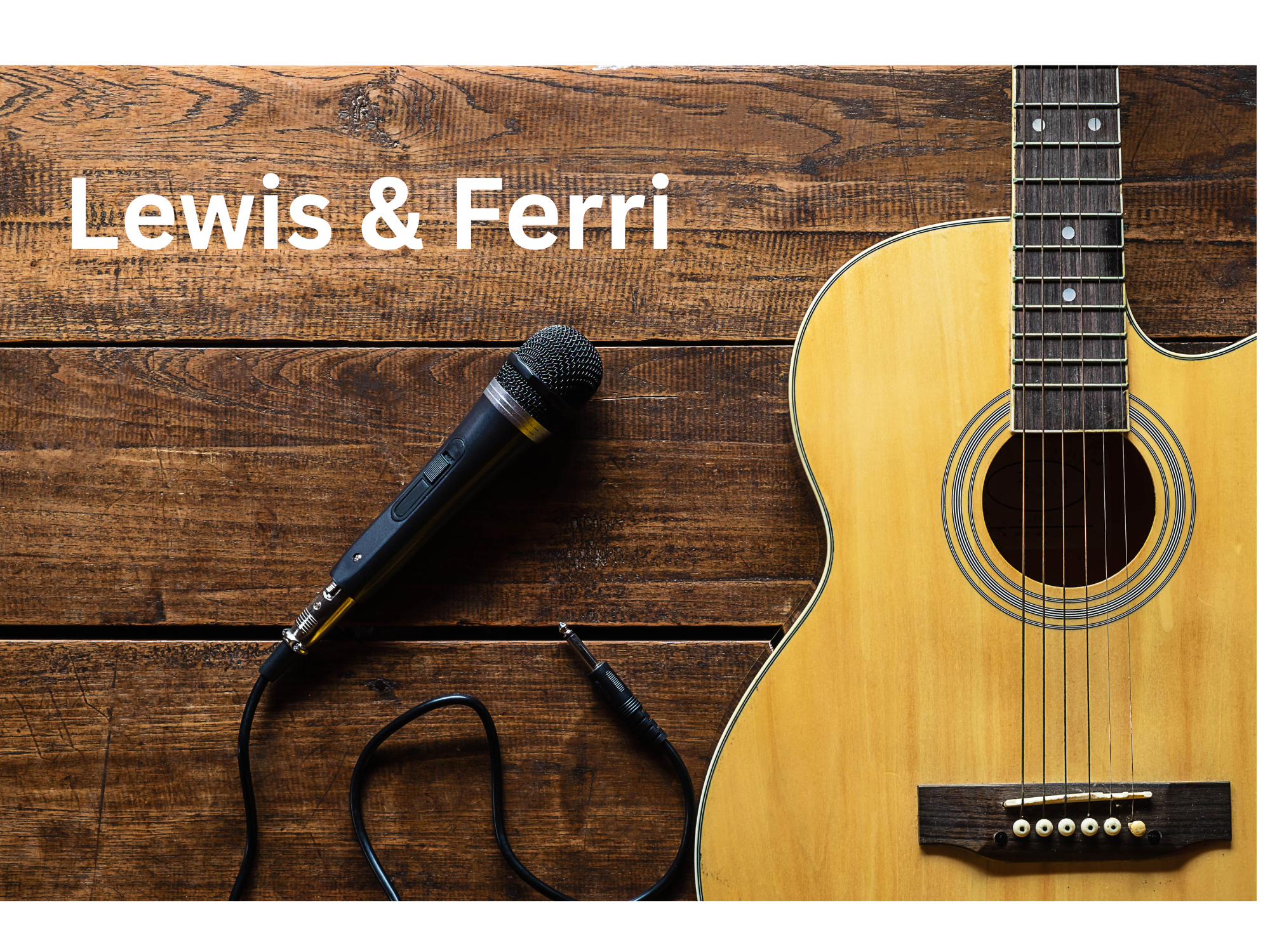 guitar and microphone