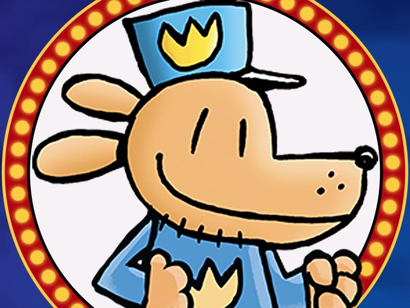 Dog Man in a circle
