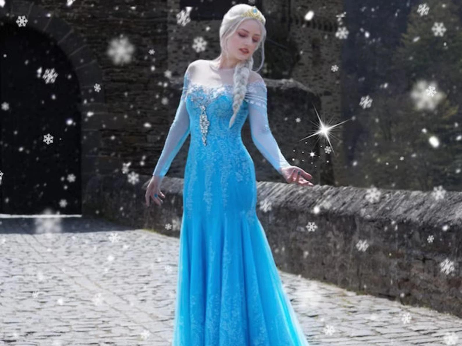Elsa in the snow