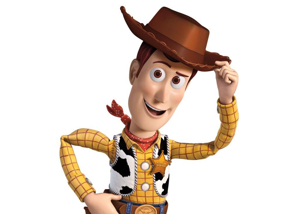 Toy Story, Woody tipping his hat.
